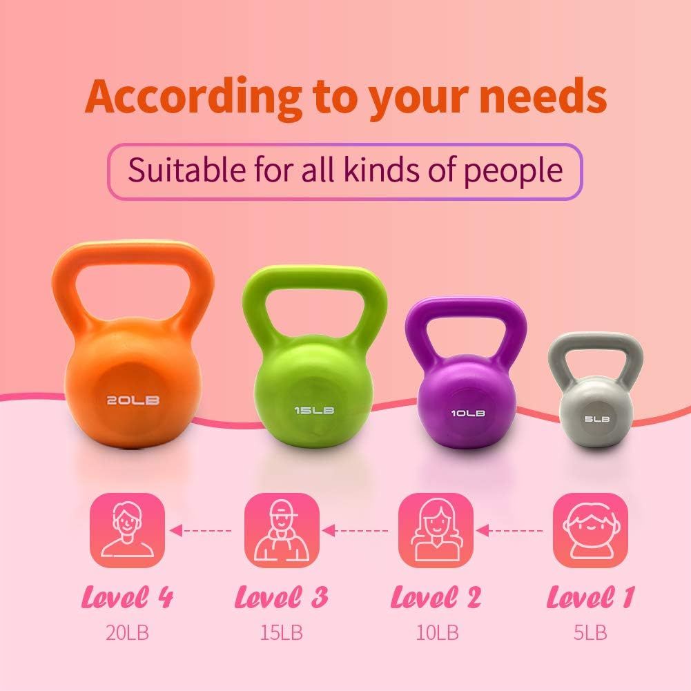 10lbs Kettlebell Set